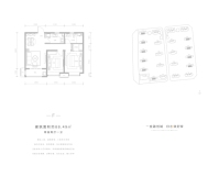 石家庄·融创城F户型88.49平两室