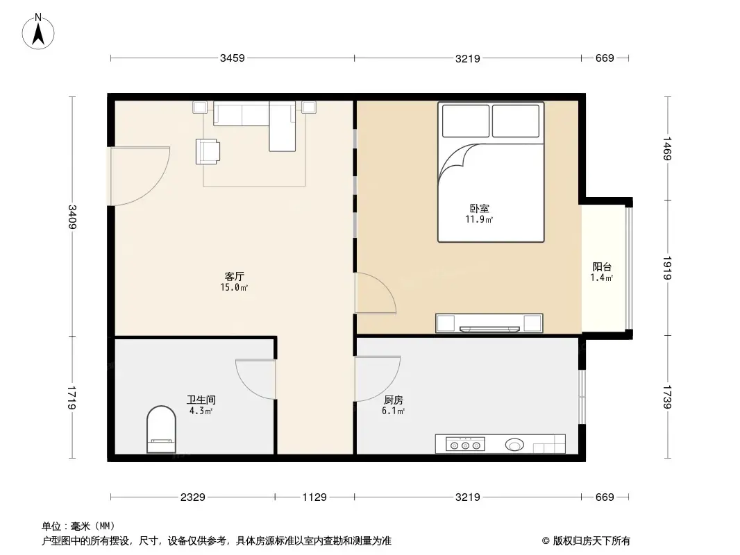 万年花城三期户型图