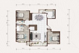 奥林·禾苑3室2厅1厨2卫建面165.00㎡