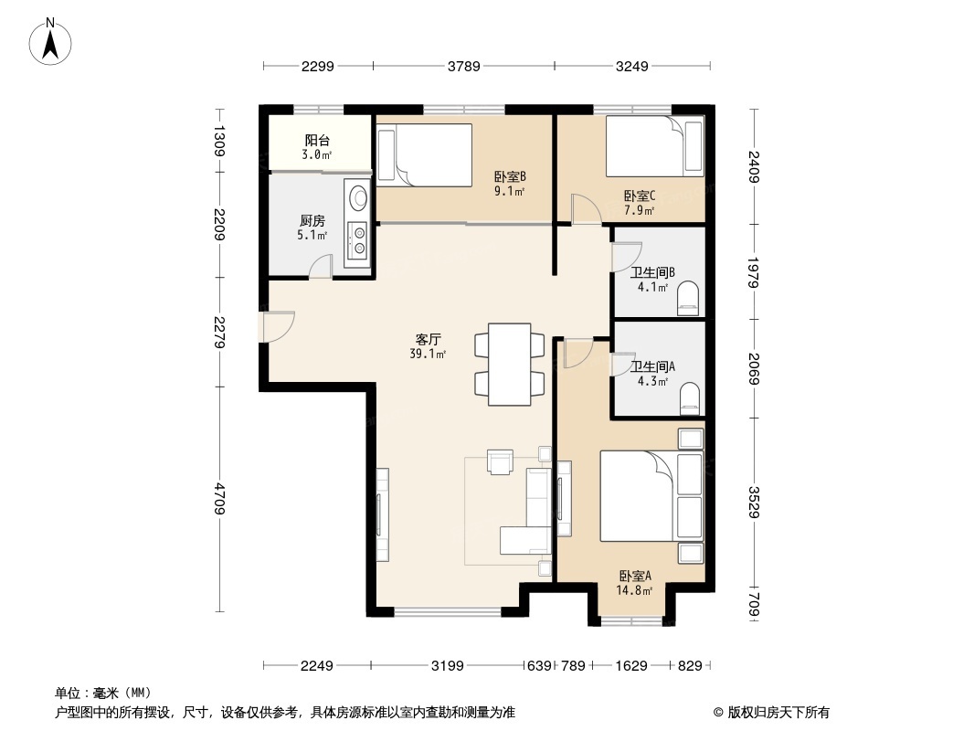 户型图1/2