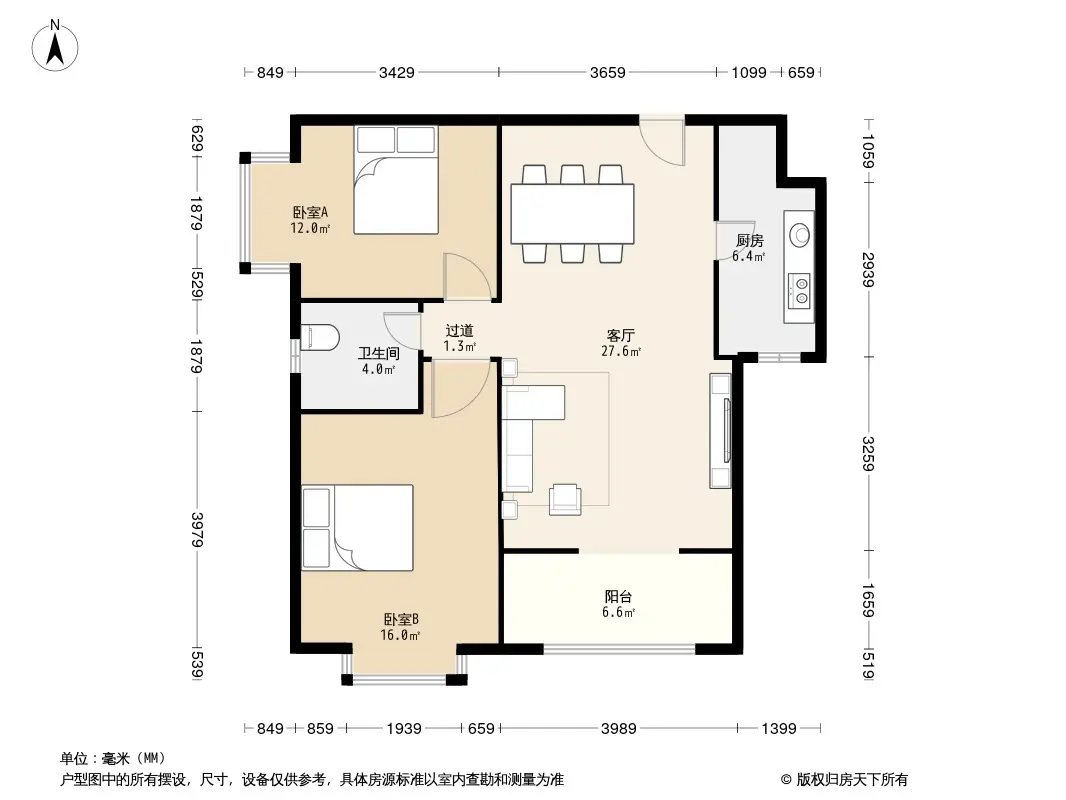 天津湾海景雅苑户型图