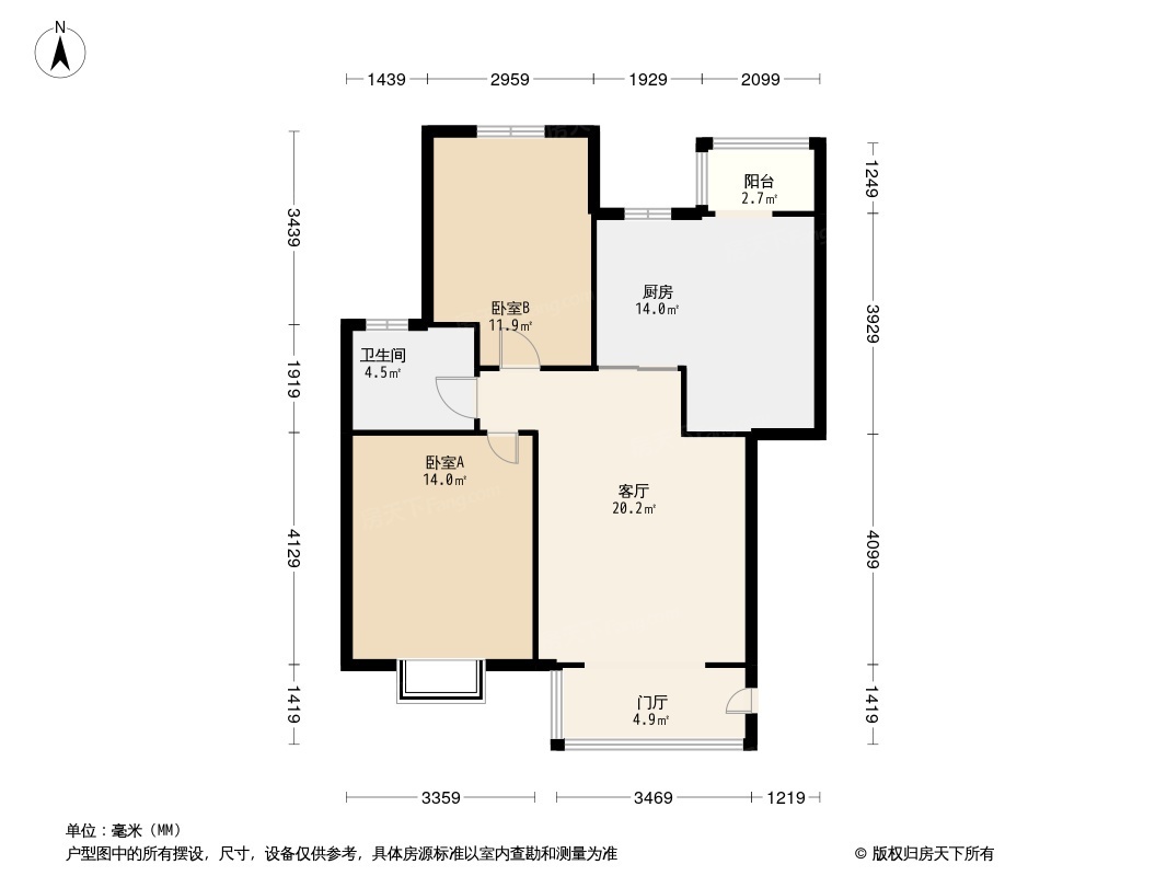 户型图1/2