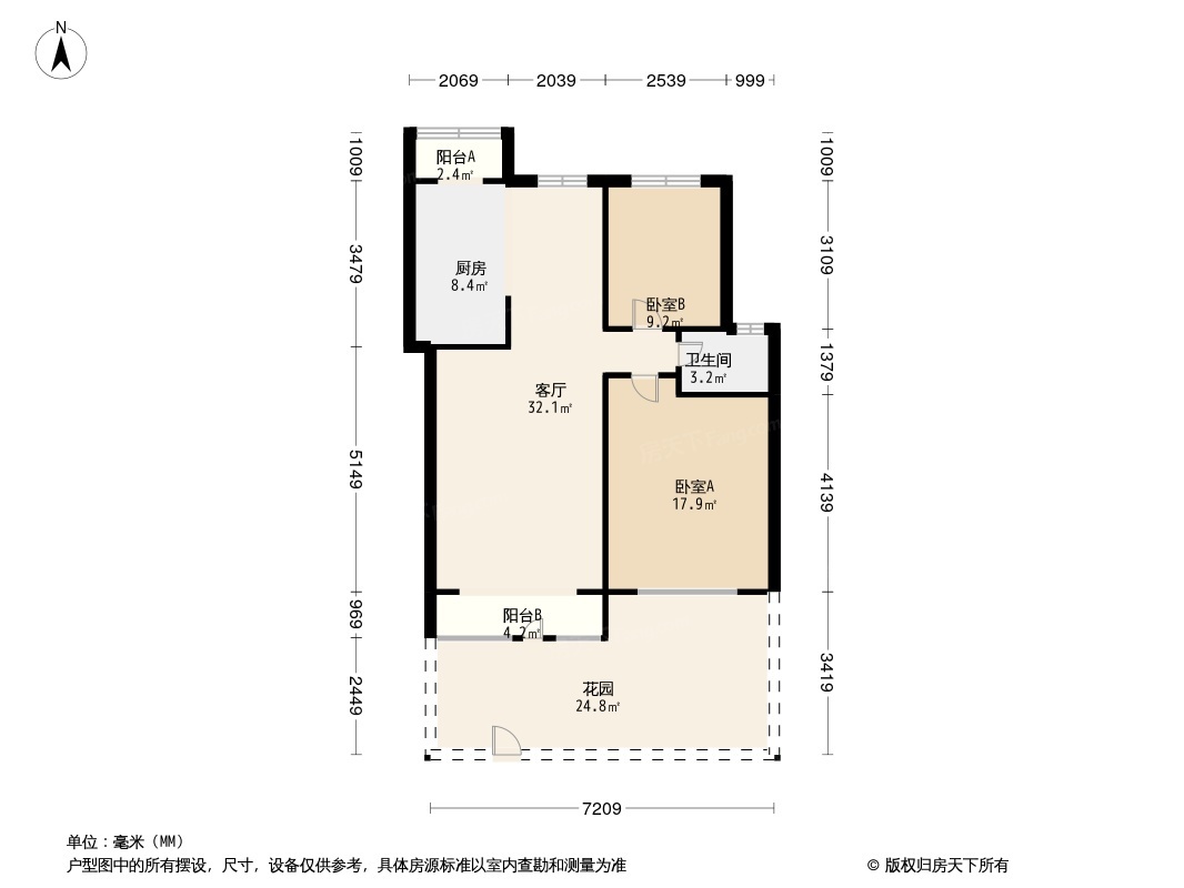 户型图1/2