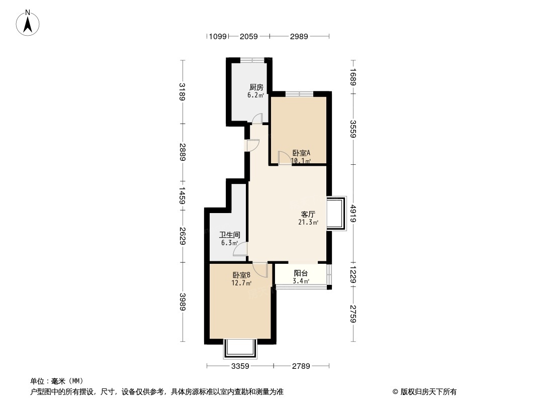 户型图1/2