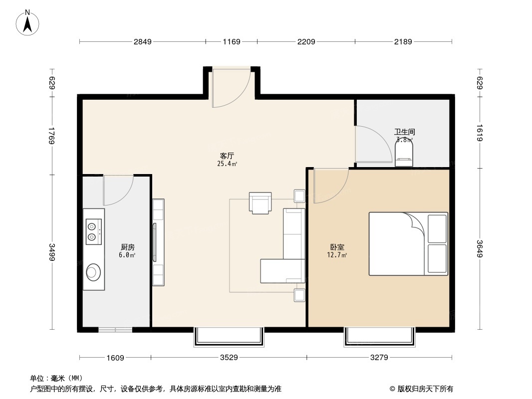 户型图1/2