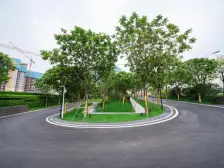 望江望公园,视野开阔,南向无遮挡.