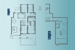 云龙湖·峰荟4室3厅1厨2卫建面310.00㎡