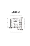 荣盛·金科雅苑106㎡