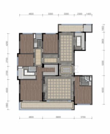 中国铁建·西派宸樾5室2厅1厨3卫建面240.00㎡