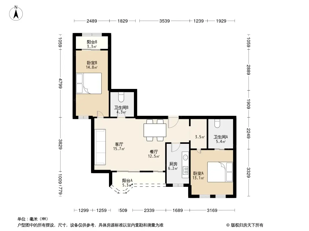 梧桐花园户型图