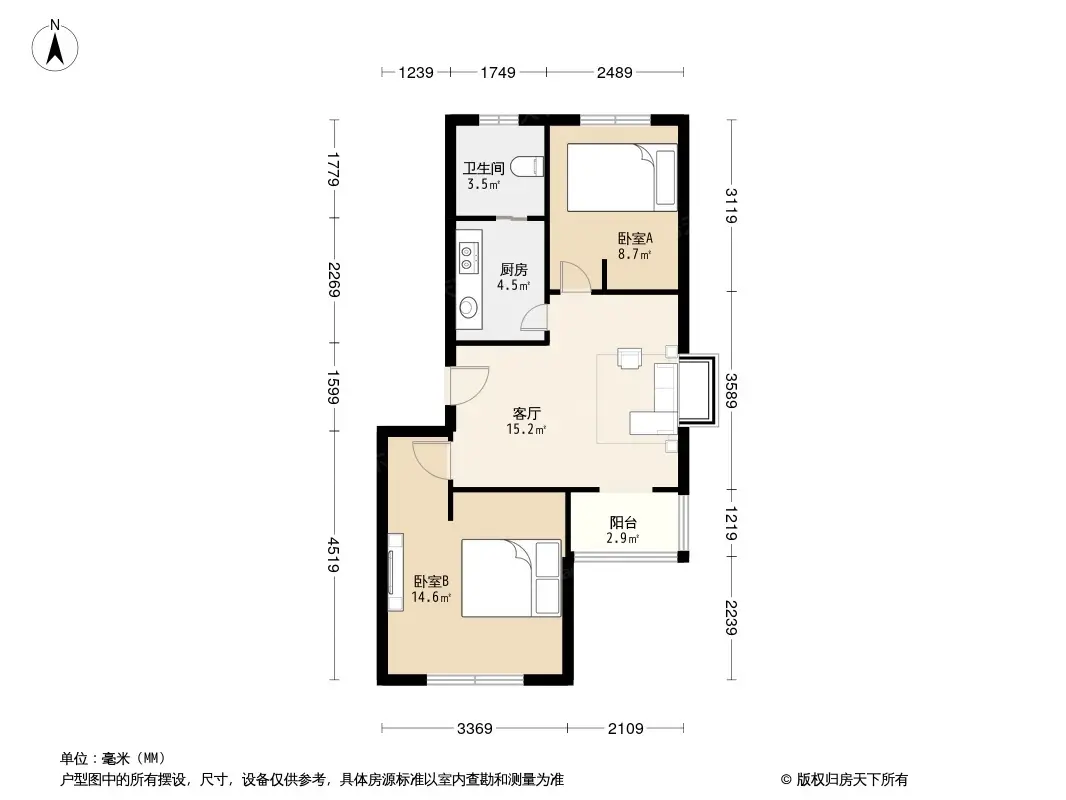 金鹤新城双佳翠庭户型-上海房天下