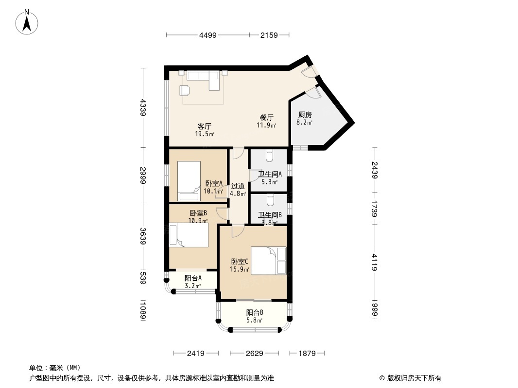 海丽花园户型图