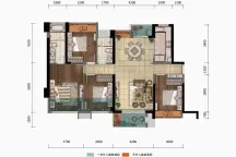 中海九龙天颂户型图