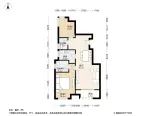 融创臻园2居室户型图