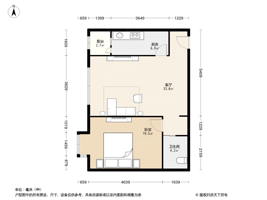 户型图1/2