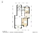 越湖家天下3居室户型图