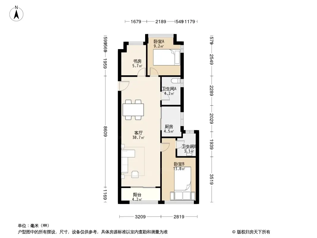 滨江金色江南户型图