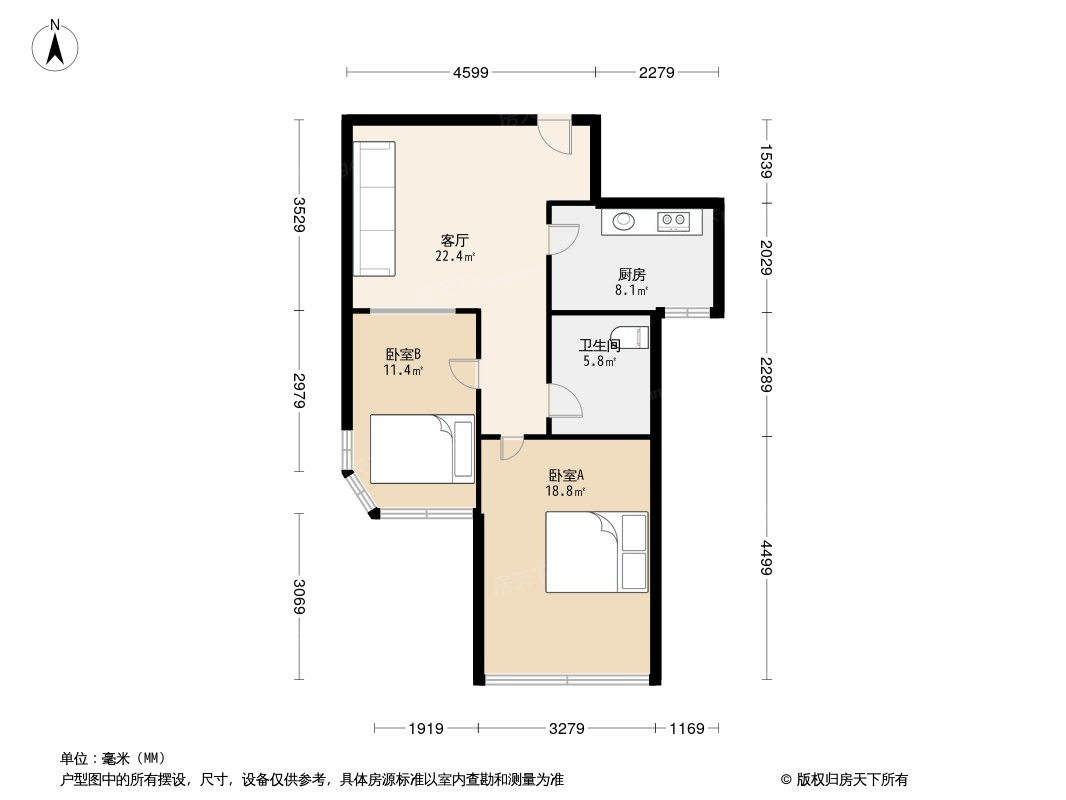 户型图1/2