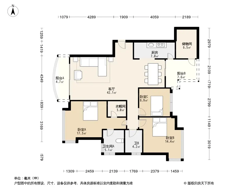 龙湖枫香庭户型图