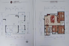 甜城国际社区3室2厅1厨2卫建面105.07㎡