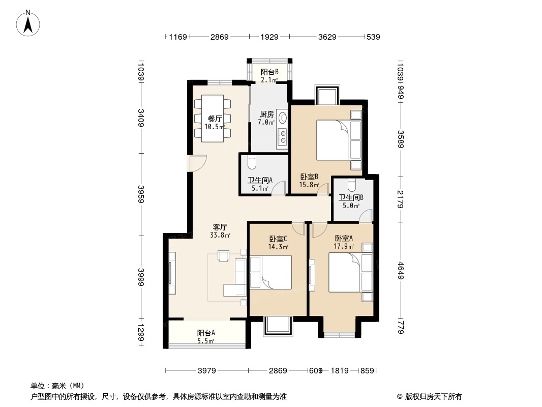 户型图1/2