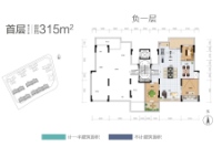 5-8栋一楼复式户型