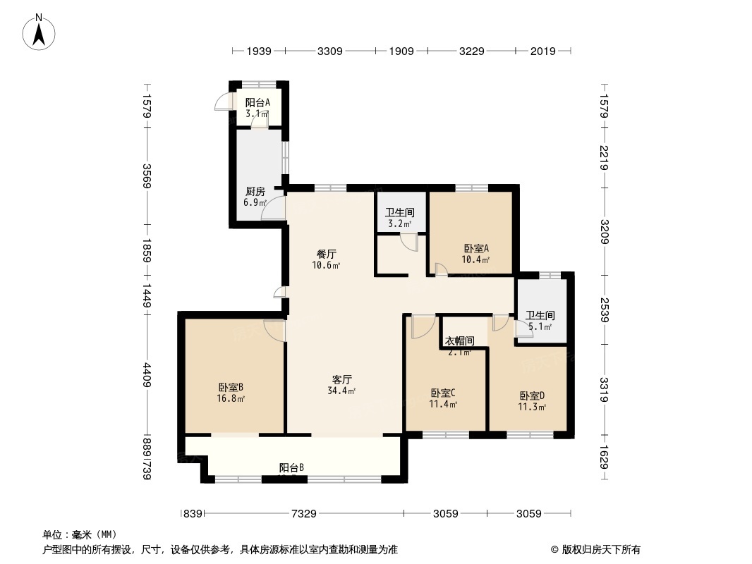 户型图1/2