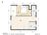 紫薇阁1居室户型图
