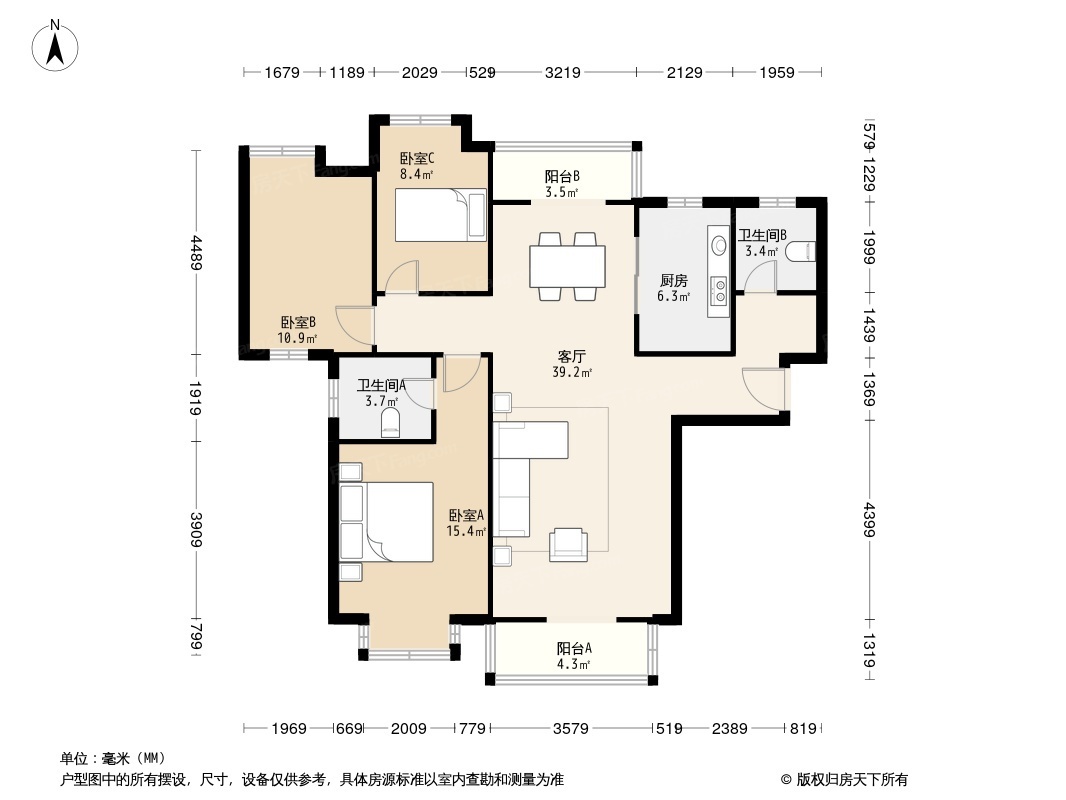 户型图1/2