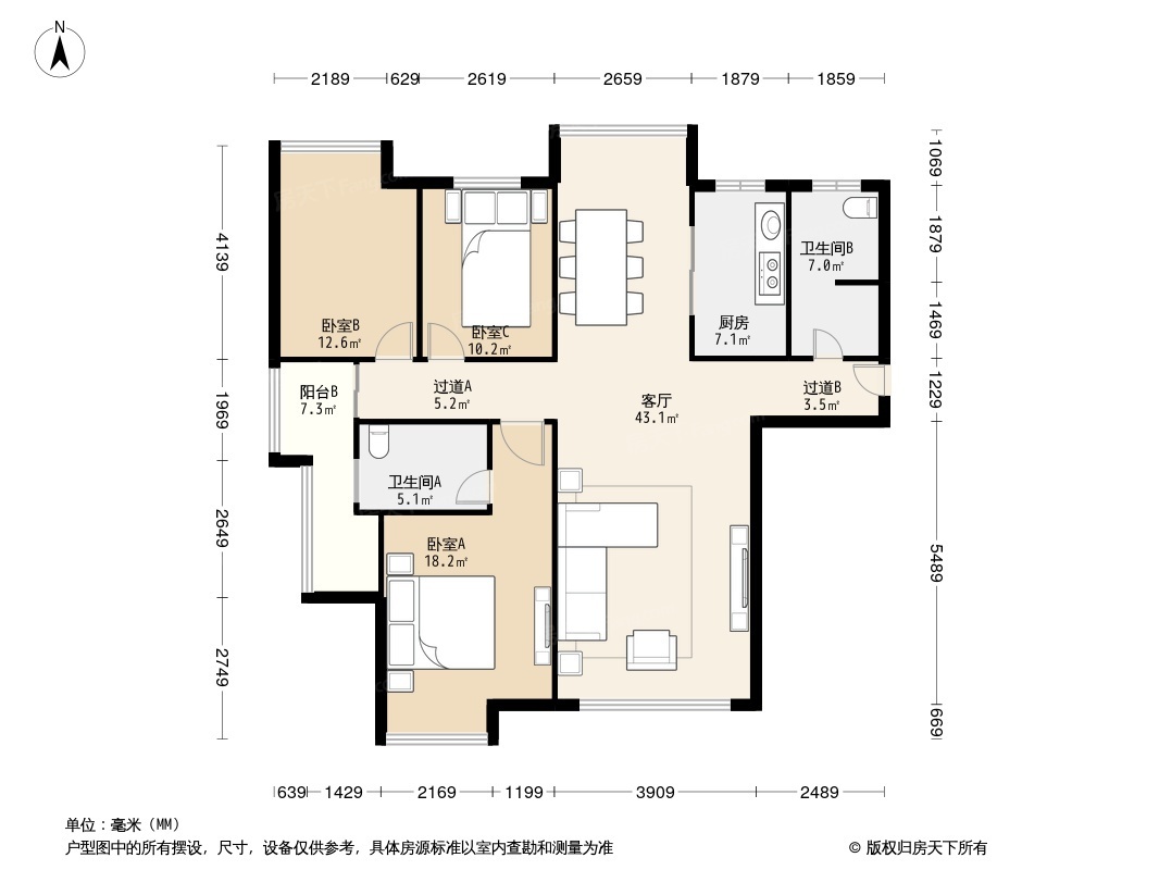 户型图1/2