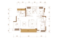 洋房Y3户型建面约118.25平