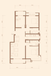 正通首郡3室2厅1厨2卫建面118.00㎡