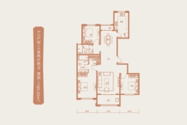 翰林国际3室2厅1厨2卫建面165.92㎡