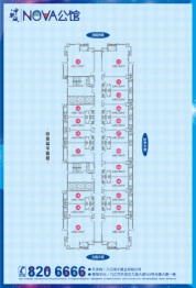 中联城NOVA公馆1室1厅1厨1卫建面40.00㎡