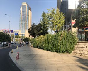 正地铁、城铁,大润发喜盈门,砂子塘,圭塘河风光带旁