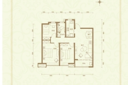 绿城·明月江南3室2厅1厨1卫建面115.00㎡