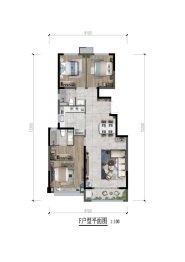 合悦华府3室2厅1厨2卫建面114.00㎡