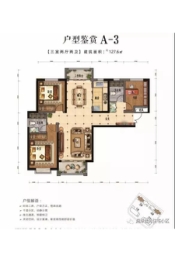 润泽佳苑3室2厅1厨2卫建面127.60㎡