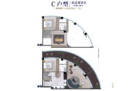 C户型约102.94平方米