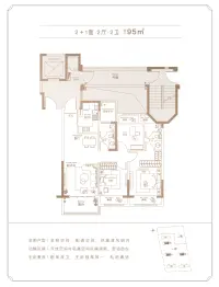 融信·海月平江3室2厅1厨2卫建面95.00㎡