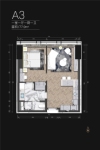 1室1厅1卫77.9平A3户型