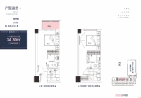 4-6_18-20层34.3平户型