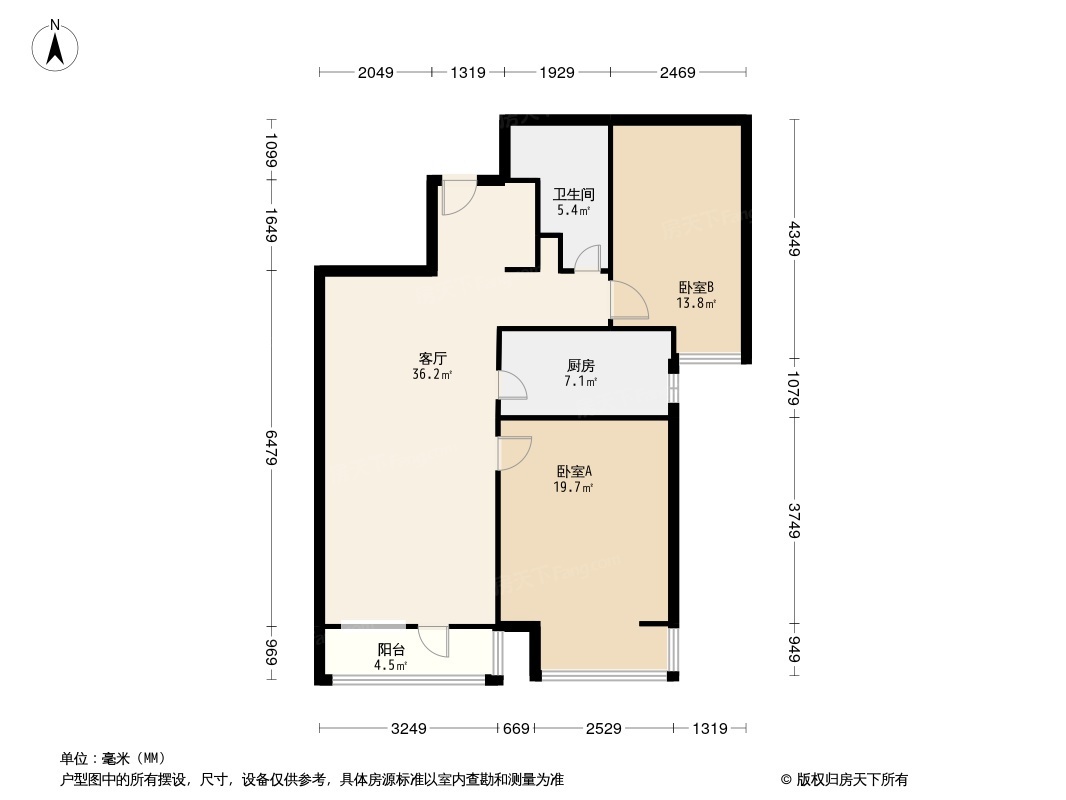 户型图1/2