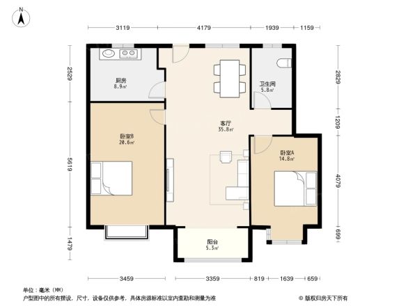 良辰美景二期户型图