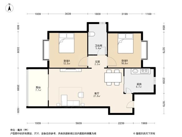 良辰美景二期户型图
