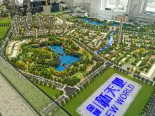 新天地总高11层小高层,公摊小,密度低