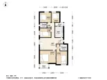 龙腾苑三区5居室户型图