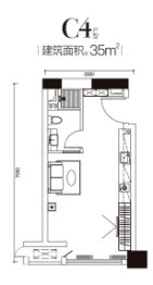 华府悦璟建面35.00㎡