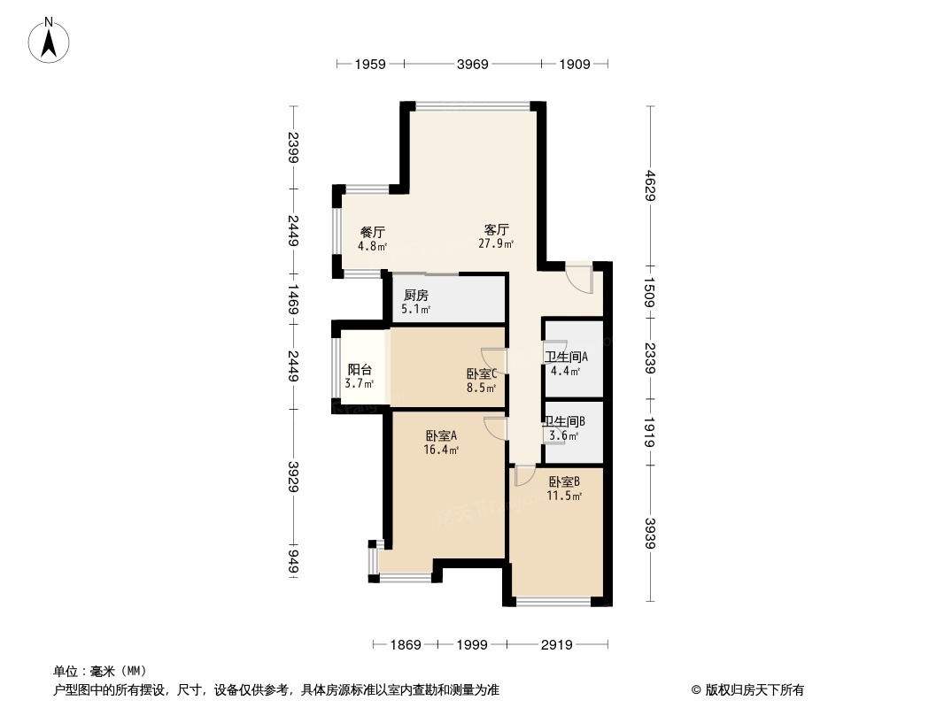 海棠公社户型图