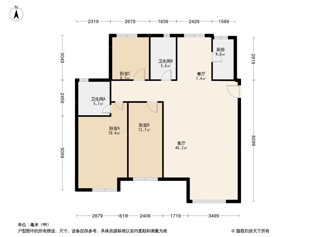 户型图1/2